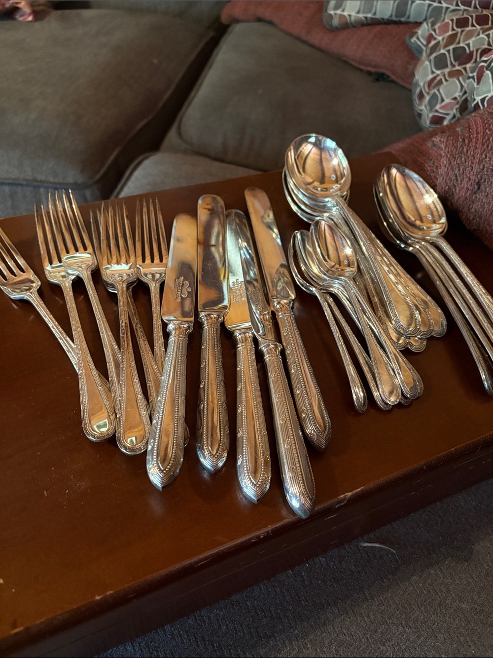 Lot Mappin & Webb Silver-plate Flatware Orleans